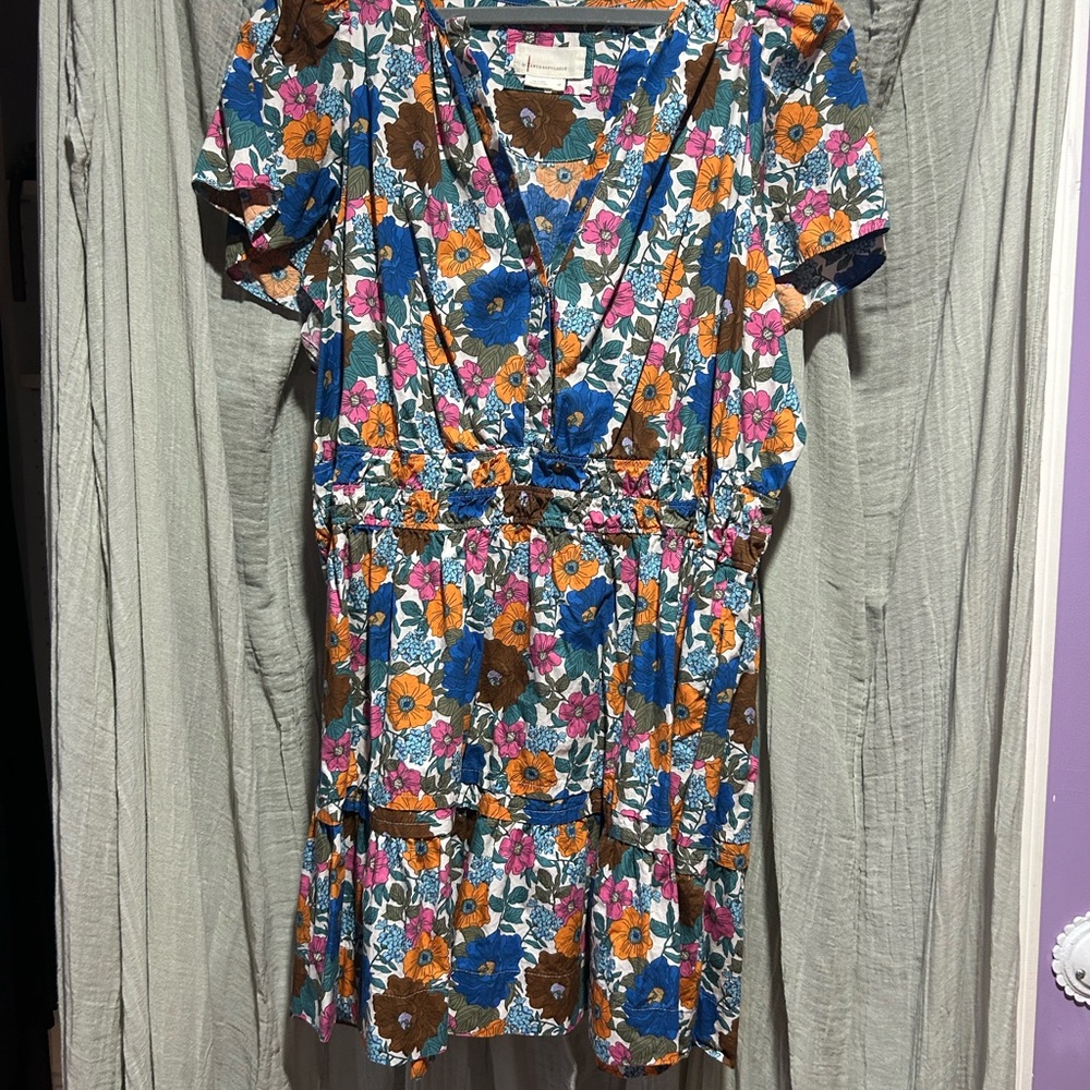 Floral Short Sleeve Dress